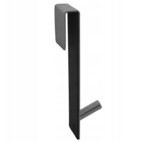 Agatator pentru prosop, din otel, montaj pe cabina de dus, argintiu, 13.5x4x3 cm, Sepio