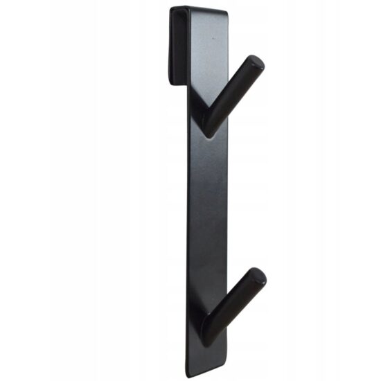 Agatatoare din otel pentru cabina de dus, negru, 17.6x5.5x3 cm, Sepio