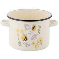 Oala Albina, din otel emailat sticlos,18cm-3.2l, Florina