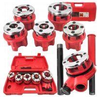 Trusa filetat tevi 3/8", 1/2", 3/4", 1", 1-1/4", 5  piese, Verke