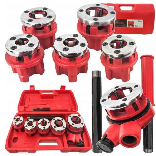 Trusa filetat tevi 3/8", 1/2", 3/4", 1", 1-1/4", 5  piese, Verke