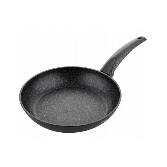 Tigaie din aluminiu, cu invelis marmorat antiaderent, manere din bachelit, 18cm, Bono, Florina