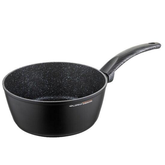 Cratita din aluminiu, cu invelis din marmura antiaderenta, maner din bachelit, 20cm, 2.4l, Bono, Florina