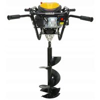 Motoburghiu, motoforeza pentru facut gauri, cu motor in 4 timpi, 6CP, nu include burghie, Verke