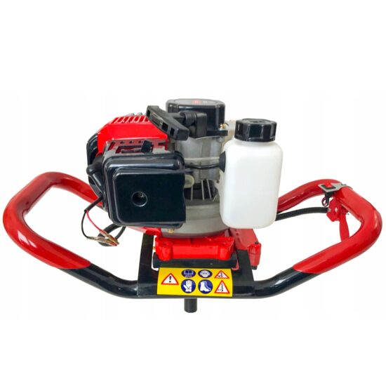 Motor pentru motoburghiu, motoforeza pentru facut gauri, cu motor in 2 timpi, 2.5CP, Verke