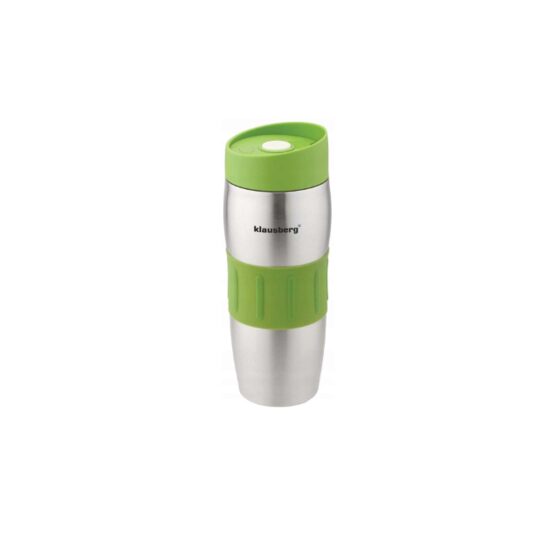Termos din inox, capacitate 0, 4L, verde, Klausberg