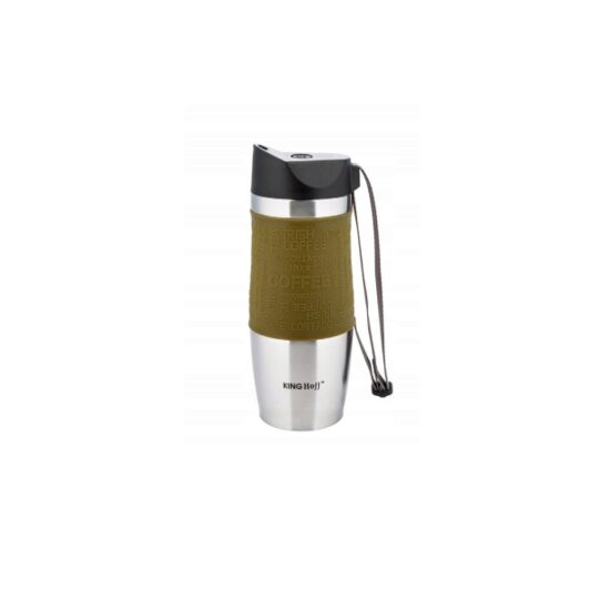 Cana termica din inox, capacitate 380ml, verde, Kinghoff