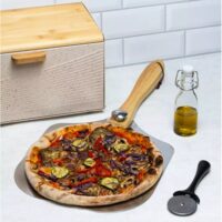  Paleta pentru pizza si paine din aluminiu, Klausberg