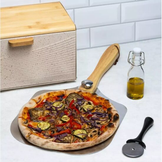  Paleta pentru pizza si paine din aluminiu, Klausberg