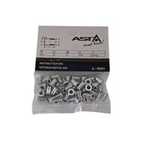 Set piulite nituibile M4, 50 piese, Asta