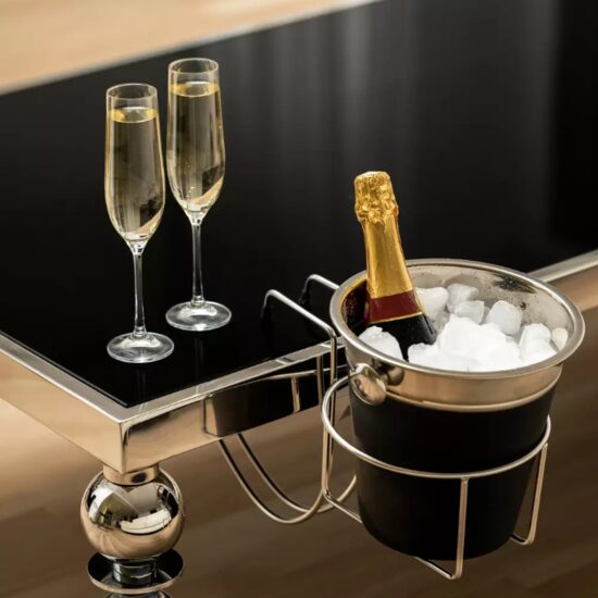 Suport prindere frapiera de masa, vin, sampanie, Kinghoff
