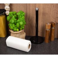Suport prosop de hartie, otel, 15x36cm, negru, Kinghoff
