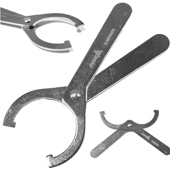 Cheie pentru reglarea arcurilor amortizoarelor la motociclete, Asta