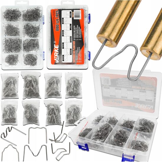 Set capse pentru plastic, 800 piese, Verke