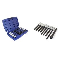 Set chei biti pentru chiulasa, 1/2" 9 piese, Asta