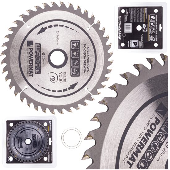 Disc circular pentru lemn, 160 x 20, 48 dinti, vidia, Powermat