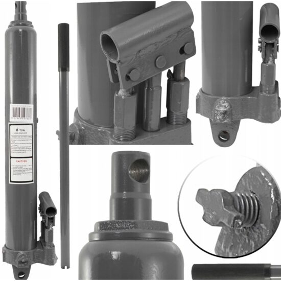 Cilindru hidraulic cu pompa dubla, capacitate 8 tone, Verke