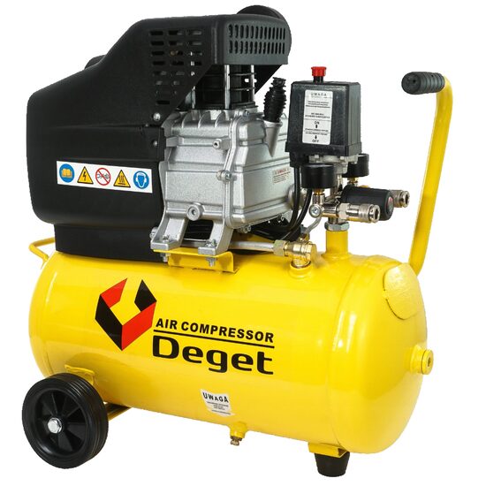 Compresor 24 litri, 1 piston, 230V 138/200 L/min, presiune 8 bari, Verke