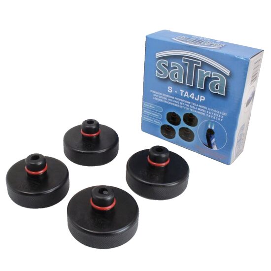 Set tampoane din cauciuc pentru ridicare, protectie cric Tesla model 3, Y, S și X, 78 mm, 4 bucati, Satra