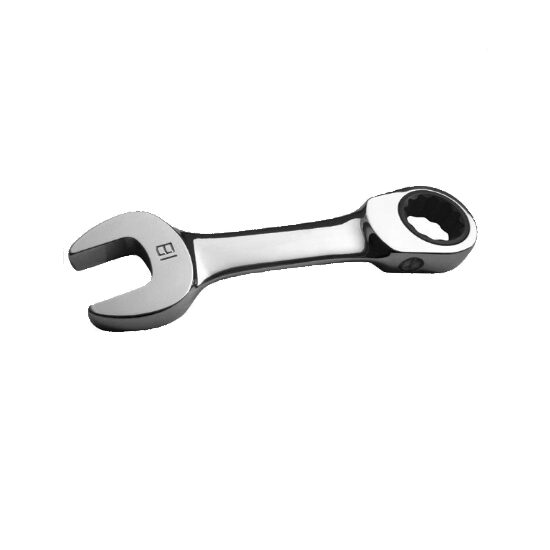 Cheie combinata scurta cu clichet, 13 mm, Asta