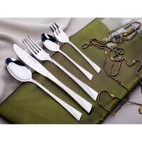 Set tacamuri din inox, 72 de piese, design elegant, Kinghoff