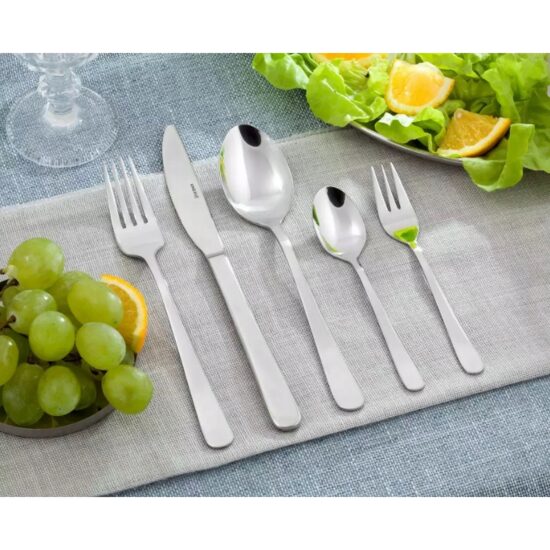 Set tacamuri din inox, 72 piese, geanta depozitare tip diplomat, Kinghoff