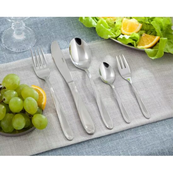 Set tacamuri 72 piese, din inox, geanta depozitare tip diplomat, Kinghoff