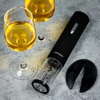 Tirbuson pentru sticle, electric, negru, Kinghoff