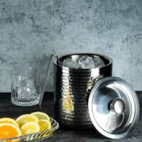 Frapiera pentru gheata, inox, argintie, capacitate 1,5l Kinghoff