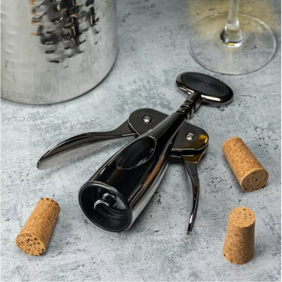 Tirbuson pentru sticle, din inox, manual, Kinghoff