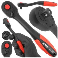 Cheie cu clichet, antrenor 1/2", 72 dinti, 245 mm, Verke