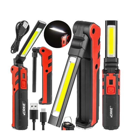 Lanterna profesionala, lampa de inspectie cu led, 360 LM 2000 mAh, Verke