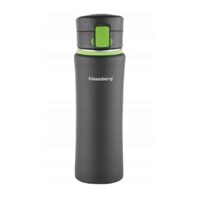 Termos din inox, negru, capacitate 480ml,  Klausberg