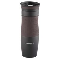 Termos din inox, capacitate 500ml, negru, Klausberg