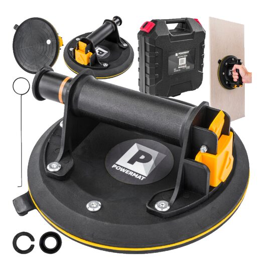 Ventuza pentru placi, diametru 200 mm capacitate 190 kg,  Powermat