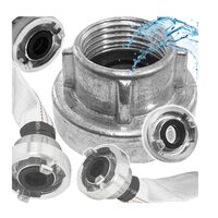 Cupla rapida cu filet exterior, 1" - 25 mm, mufa mama, pentru furtun tip pompieri, Verke