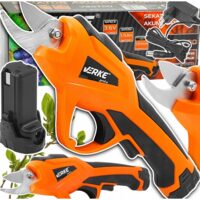 Foarfeca electrica cu acumulator pentru curatarea arbustilor, florilor, copacilor, plantelor, latime de taiere 12 mm,  3.6V 1.5Ah, Verke