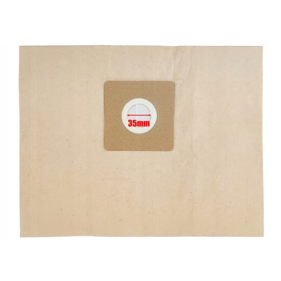 Sac hartie pentru aspirator industrial 20 l, Verke