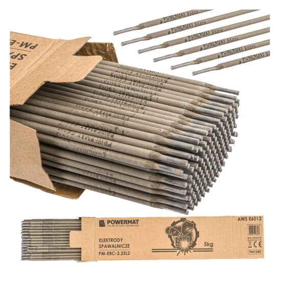 Pachet electrozi pentru sudura rutilici, 5 Kg, 3.25 mm x 350 mm, Powermat