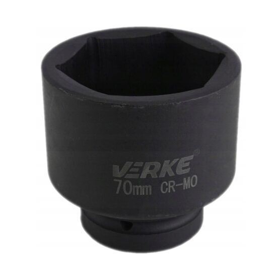 Cheie tubulara impact 70 mm, hexagonala, Verke