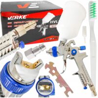 Pistol de vopsit, duza 1.5 mm, 600 ml, prindere 1/4'',  Verke