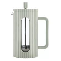 Infuzor din sticla, aparat pentru cafea, ceai  sau ierburi, capacitate 1000 ml, verde, Klausberg