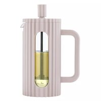 Infuzor din sticla, aparat pentru cafea, ceai  sau ierburi, capacitate 350 ml, bej, Klausberg