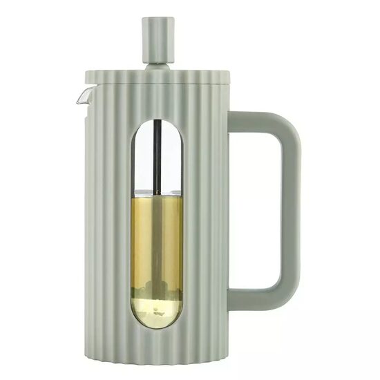 Infuzor din sticla, aparat pentru cafea, ceai  sau ierburi, capacitate 350 ml, verde, Klausberg