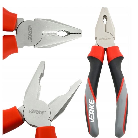 Cleste universal cu varf plat din otel forjat, 160 mm ,Verke