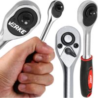  Cheie cliket 1/4", din crom vanadium, Verke
