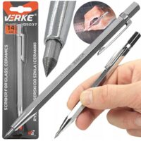 Scriber pentru sticla, ceramica si metal, 140 mm, Verke
