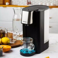 Dozator pentru apă calda, dozator cu fierbător, capacitate rezervor 2,5 litri, 2600 W, 95°C, negru, Klausberg