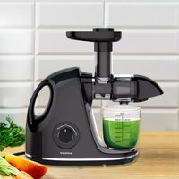 Storcator pentru fructe si legume, putere 150 W, tehnologie de presare la rece, negru, Klausberg