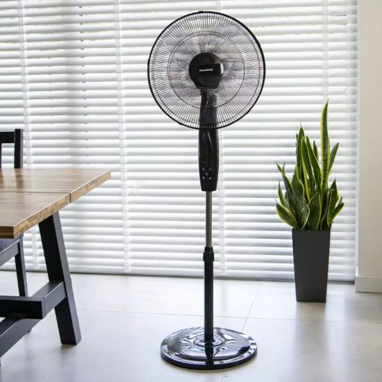 Ventilator de picioare, 40 cm, negru, Klausberg